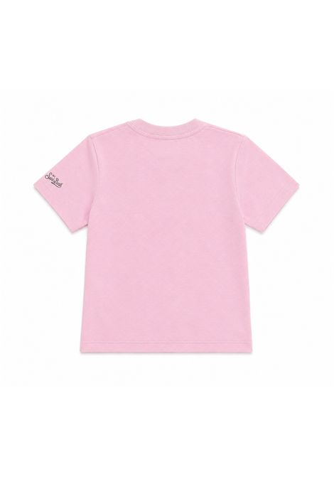 T-shirt in lino SAINT BARTH | ALE0002 ALEX N00142L LINEN 21 PINK